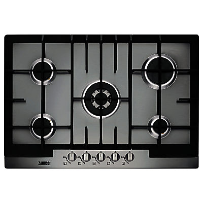 Zanussi ZGG76524XA Gas Hob, Stainless Steel Zanussi ZGG76524XA Gas Hob, Stainless Steel